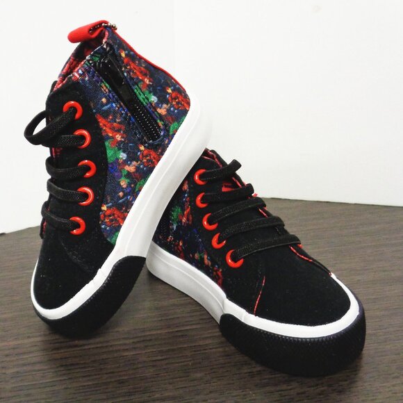 Brand New Ground Up Marvel Lace-Up High-Top Sneakers. MultiColor ETML5007FL F55 - Picture 2 of 9